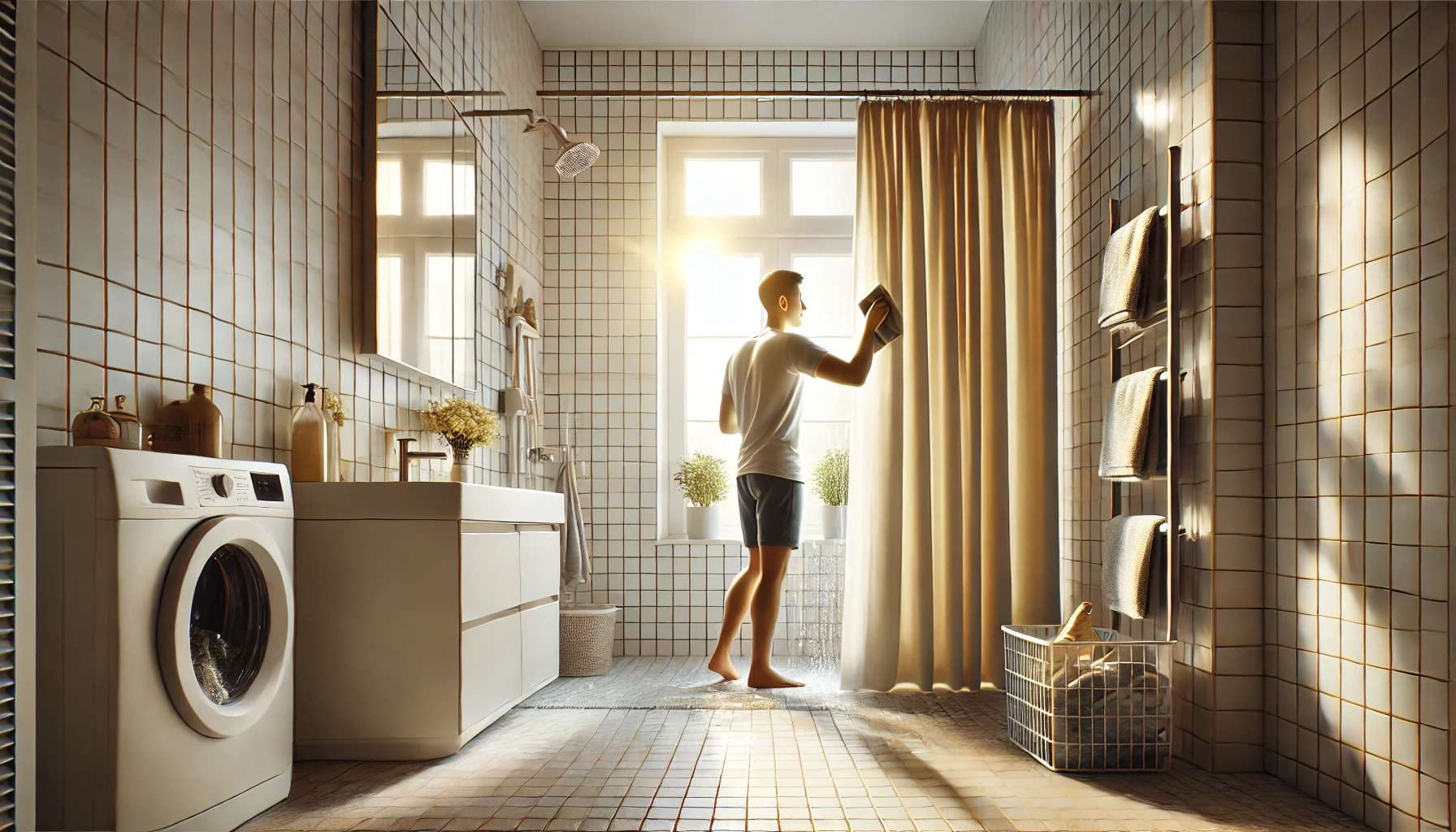 Douchegordijn wassen: Stappenplan