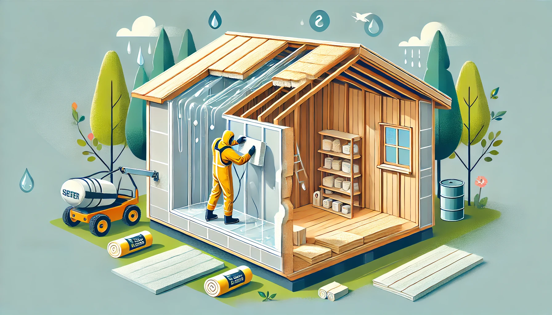 Schuur isoleren tegen vocht: zo houd je alles droog en beschermd