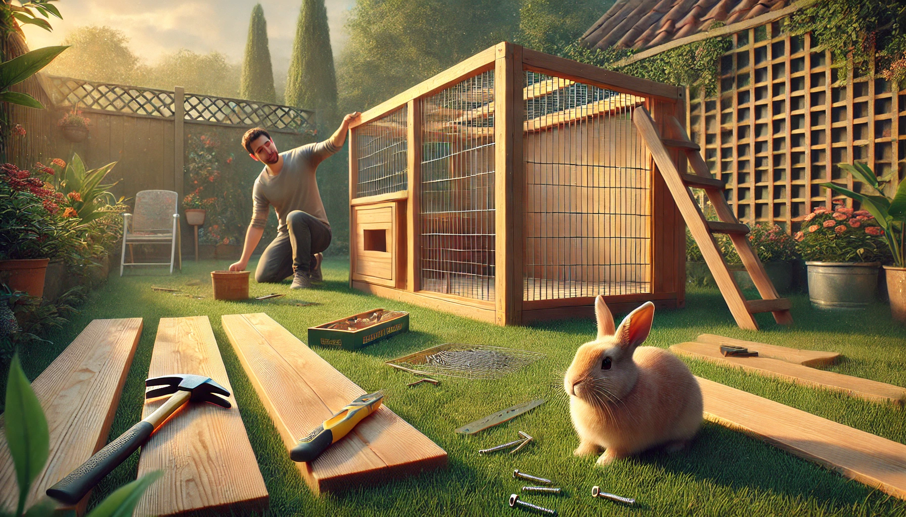 Zelf konijnenhok maken: stap-voor-stap handleiding voor een comfortabel verblijf
