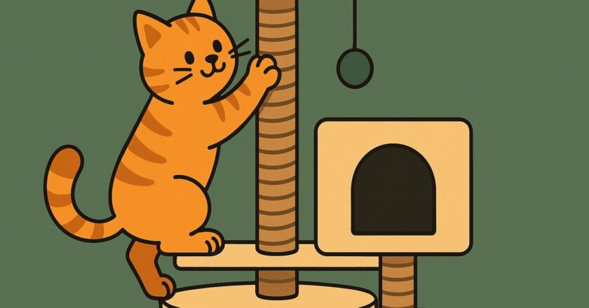 Een krabpaal die perfect past in je interieur