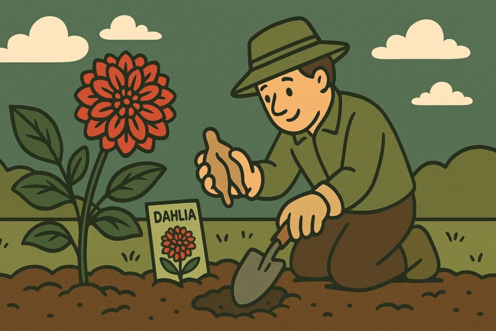 wanneer dahlia's planten, dahlia