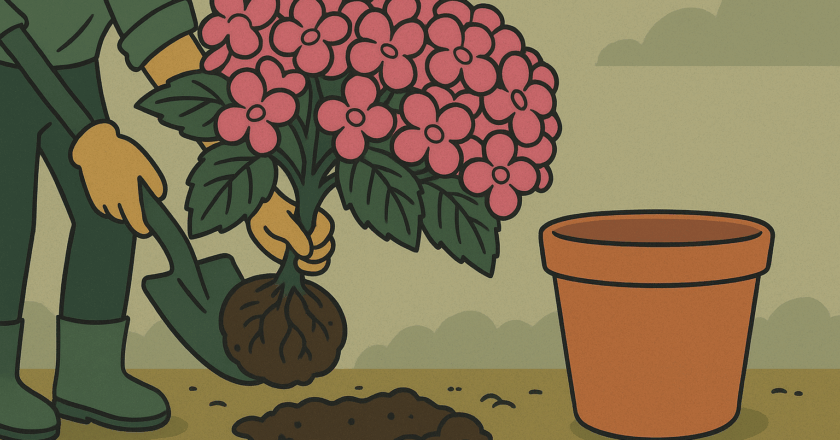 Hortensia verplaatsen: zo doe je het succesvol zonder de plant te verzwakken