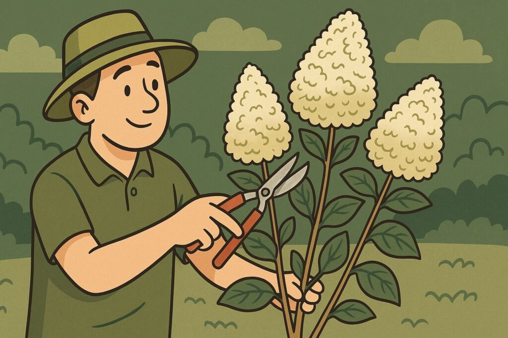 pluimhortensia snoeien wanneer, pluimhortensia