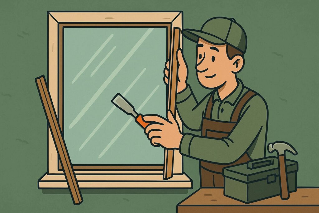 glaslatten vervangen, glaslatten