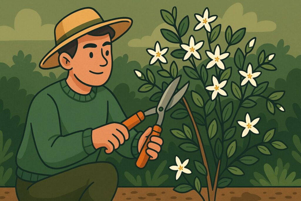 Jasmijn snoeien: zo houd je deze klimplant gezond en bloeirijk