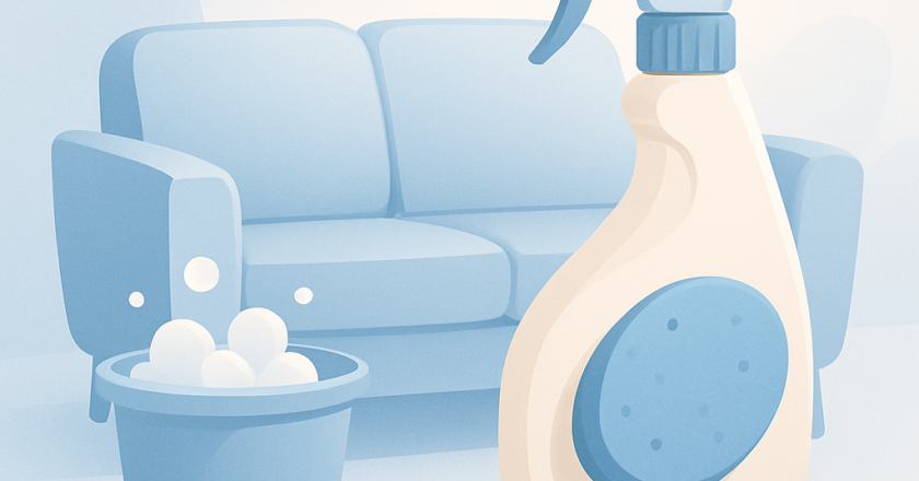 Hoe maak je een bank schoon