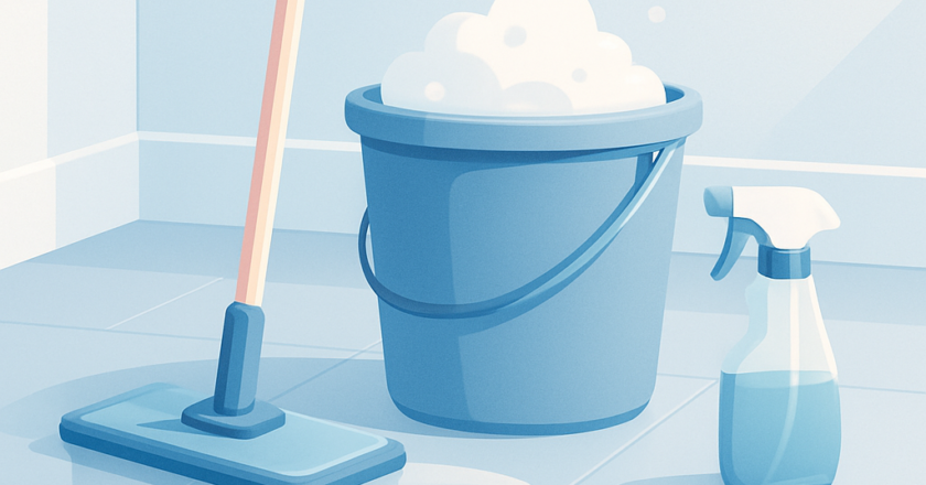 PVC vloer schoonmaken