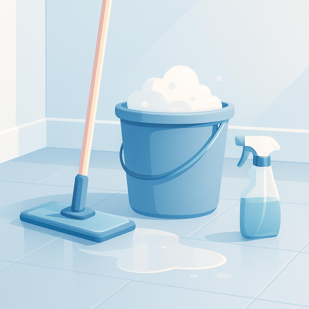 PVC vloer schoonmaken