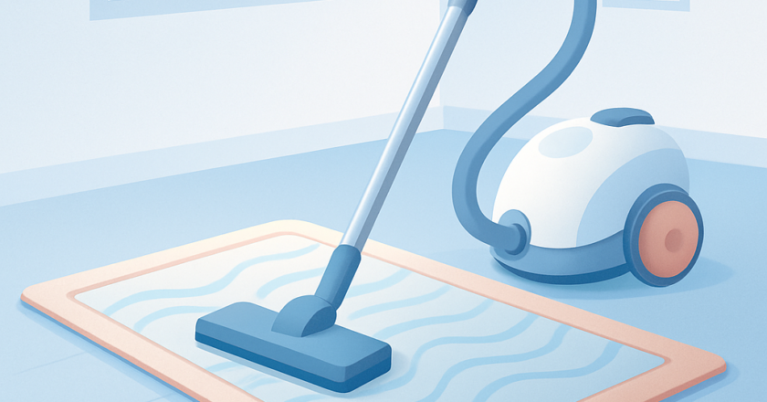 Vloerkleed schoonmaken
