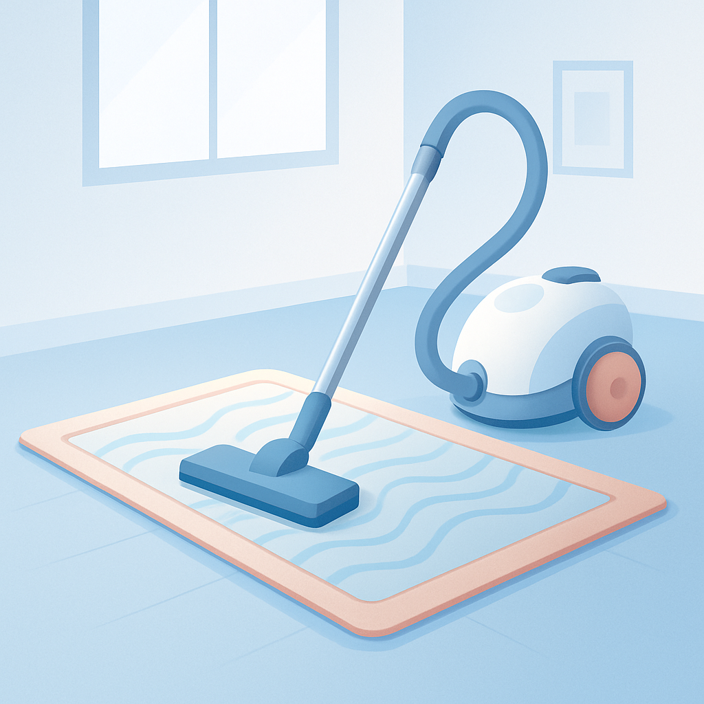 Vloerkleed schoonmaken