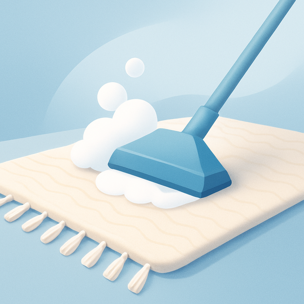 wollen vloerkleed reinigen