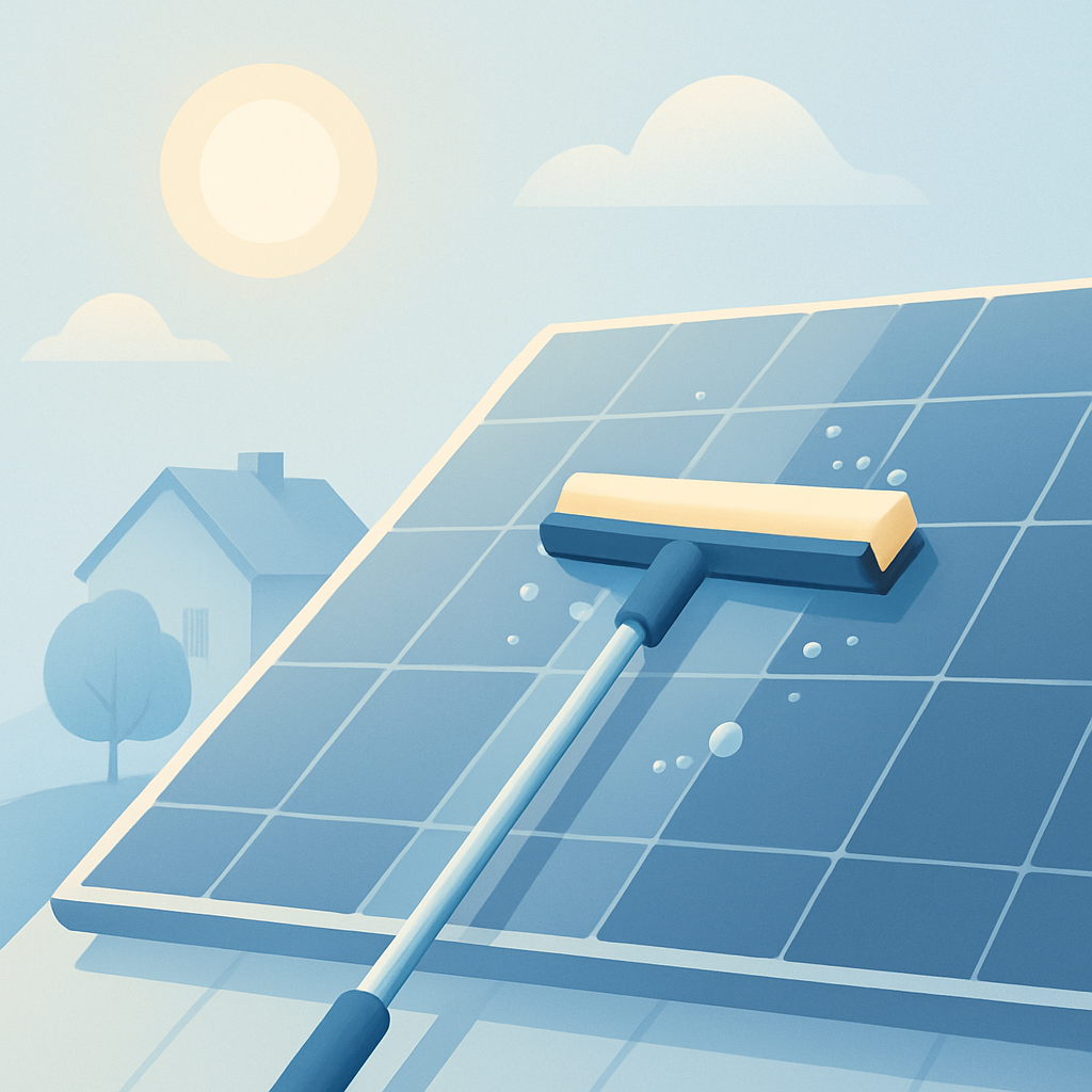 zonnepanelen schoonmaken