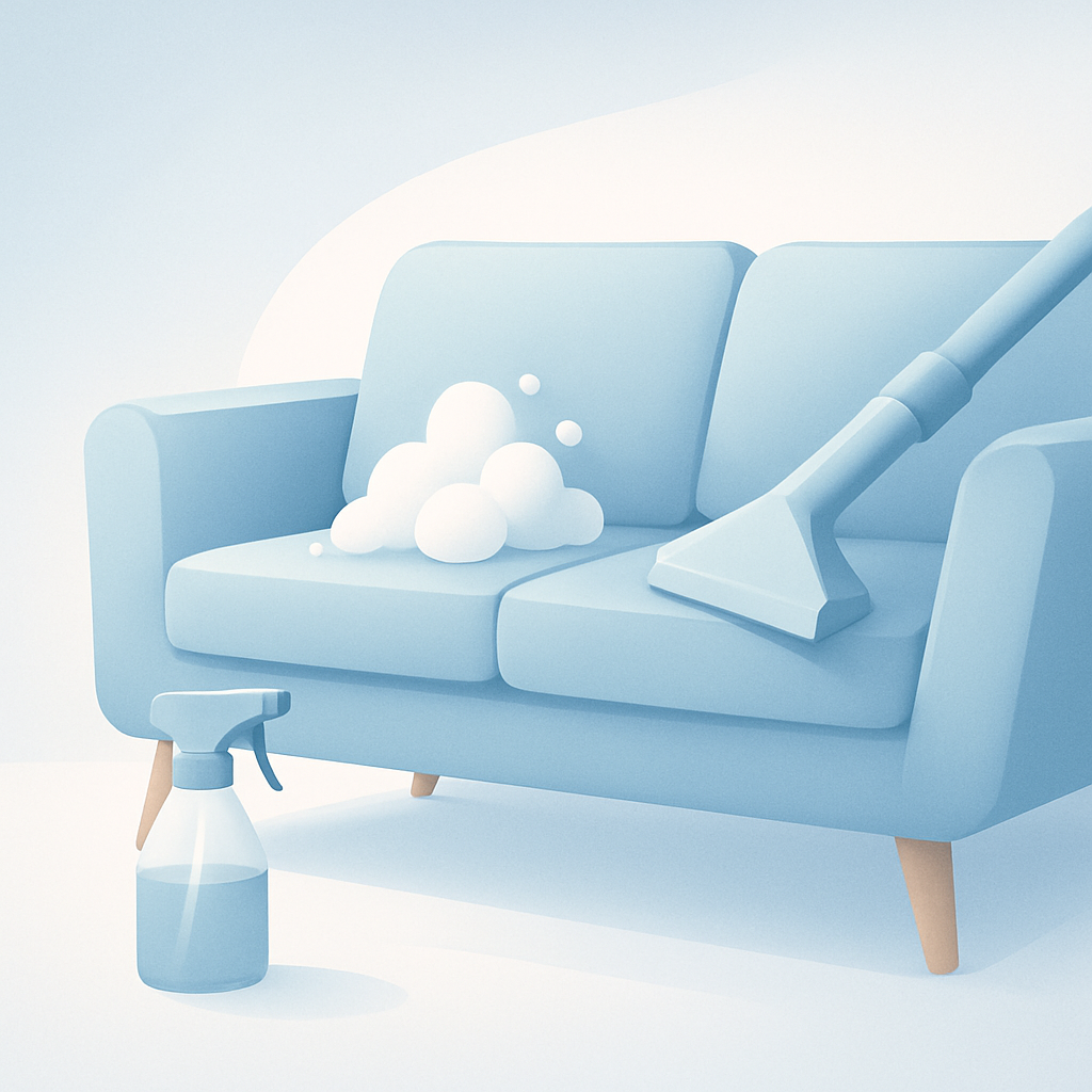 bank reinigen zonder stoomreiniger