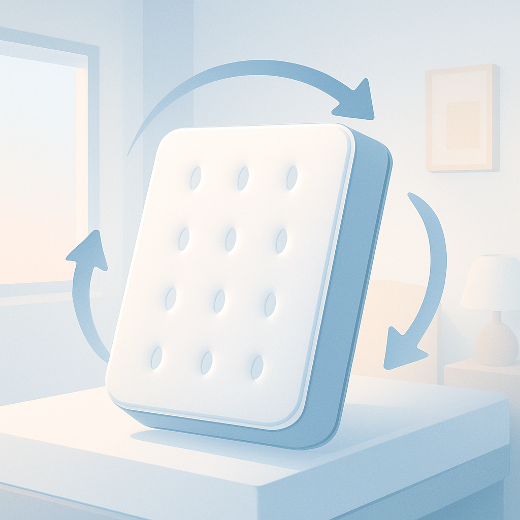 matras draaien hoe vaak